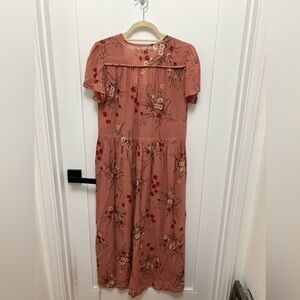 Floral Peach Dress